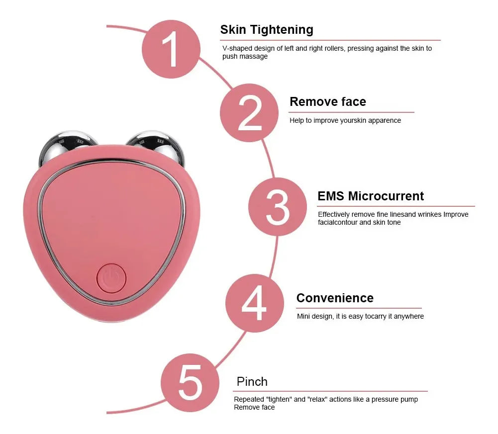Masajeador Facial Microcorriente EMS